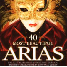 CD "Various Composers. 40 Most Beautiful Arias" 2CD