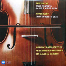 CD "Saint-Saens. Myaskovsky "Cello concertos"