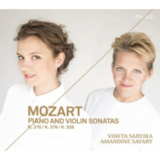 CD "Mozart, Sereika Vineta, Savary Amandine "Piano and violin sonatas K.376, K.379 & K.526"