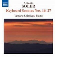 CD "Shimkus Vestard "Antonio Soler. Keyboard Sonatas 16-27"
