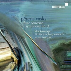 CD "Vasks Pēteris "Flute Concerto, Symphony nr 3"